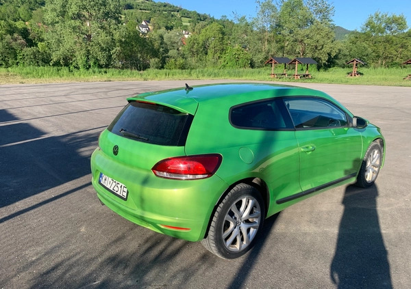 Volkswagen Scirocco cena 28000 przebieg: 187000, rok produkcji 2009 z Stargard małe 56